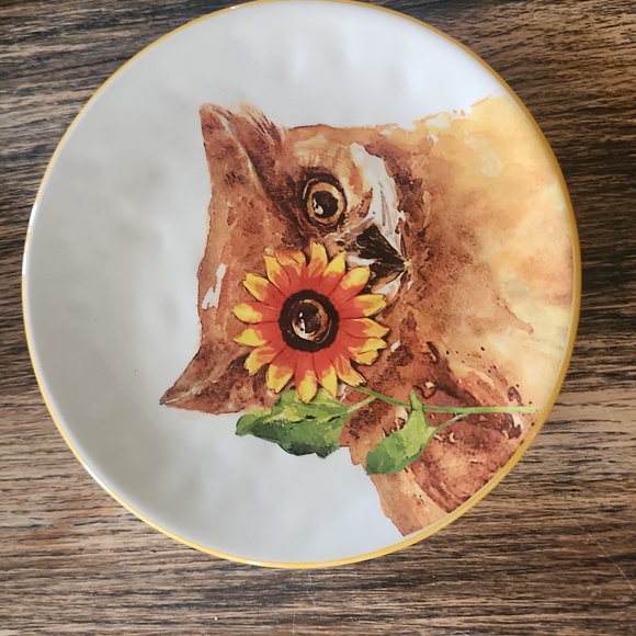 Set of Four Animal-Themed Decorative Plates - Picture 2 of 6